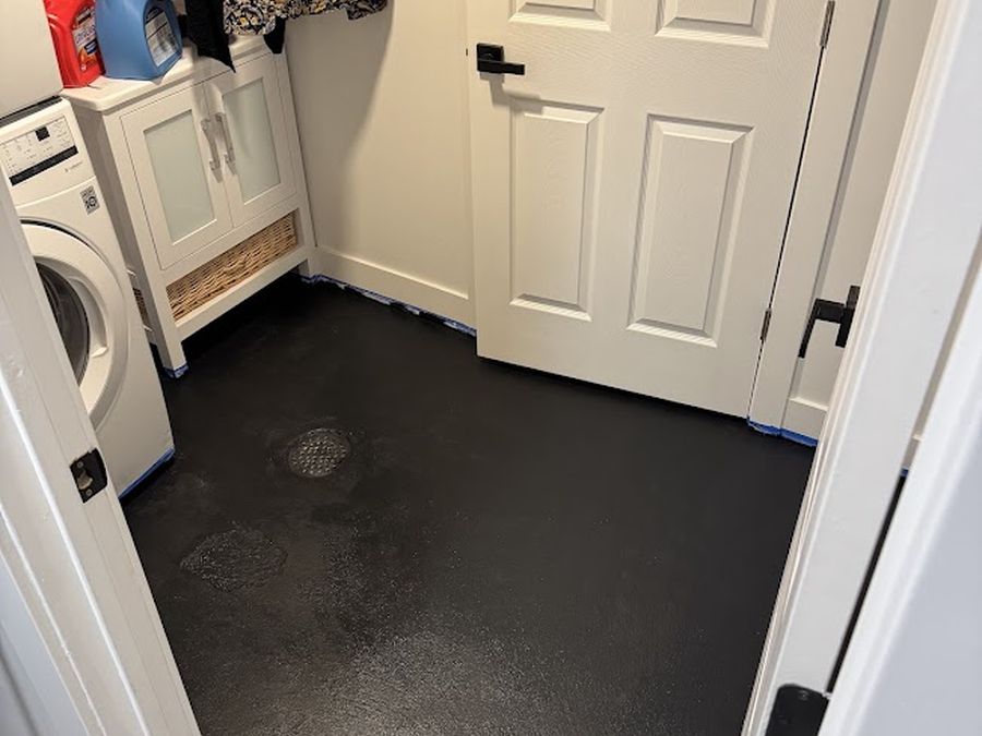 Laundry room rebuild - after