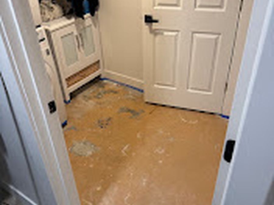 Laundry room rebuild - before