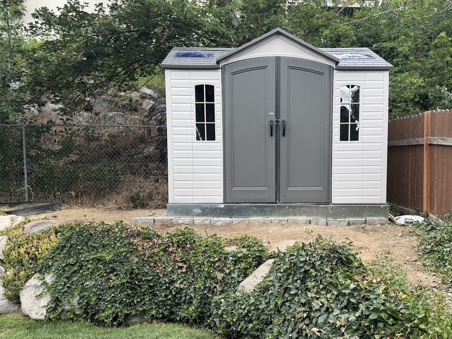 Shed assembly - after
